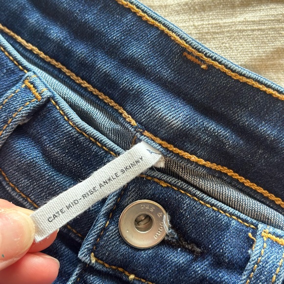 Rag and Bone Cate Mid Rise Ankle Skinny Jeans - Picture 5 of 7